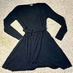 American Eagle Black Wrap Dress